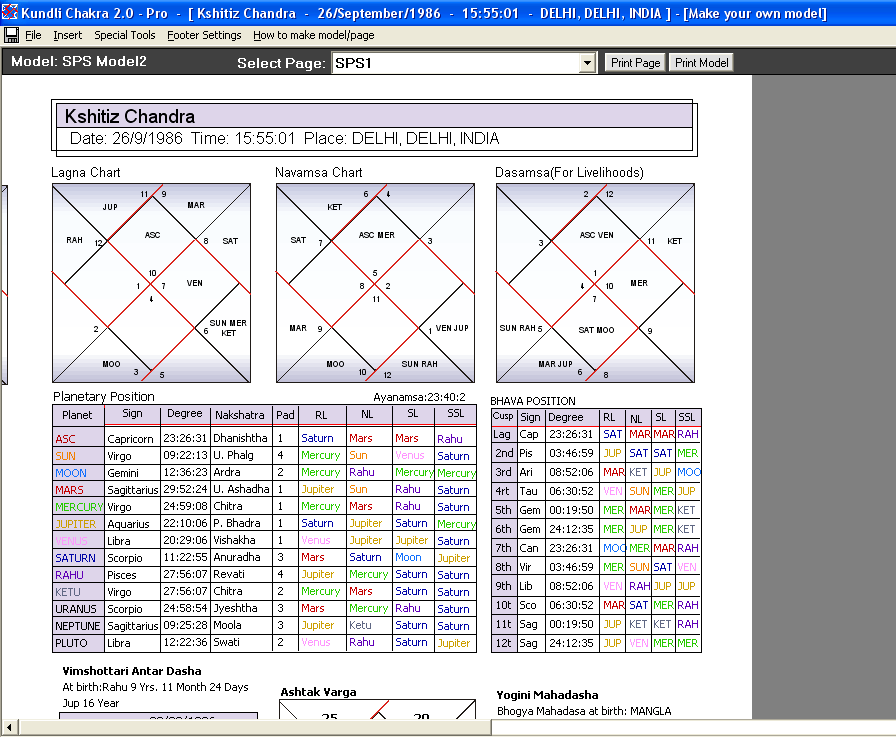 vedic match making software