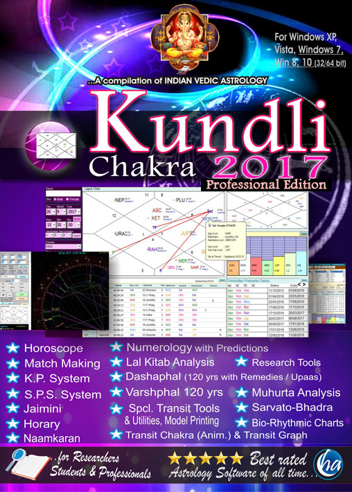 Kundli Chakra 2017 Professional Vedic Indian Astrology Software Sign up below for more information. kundli chakra 2017 professional vedic